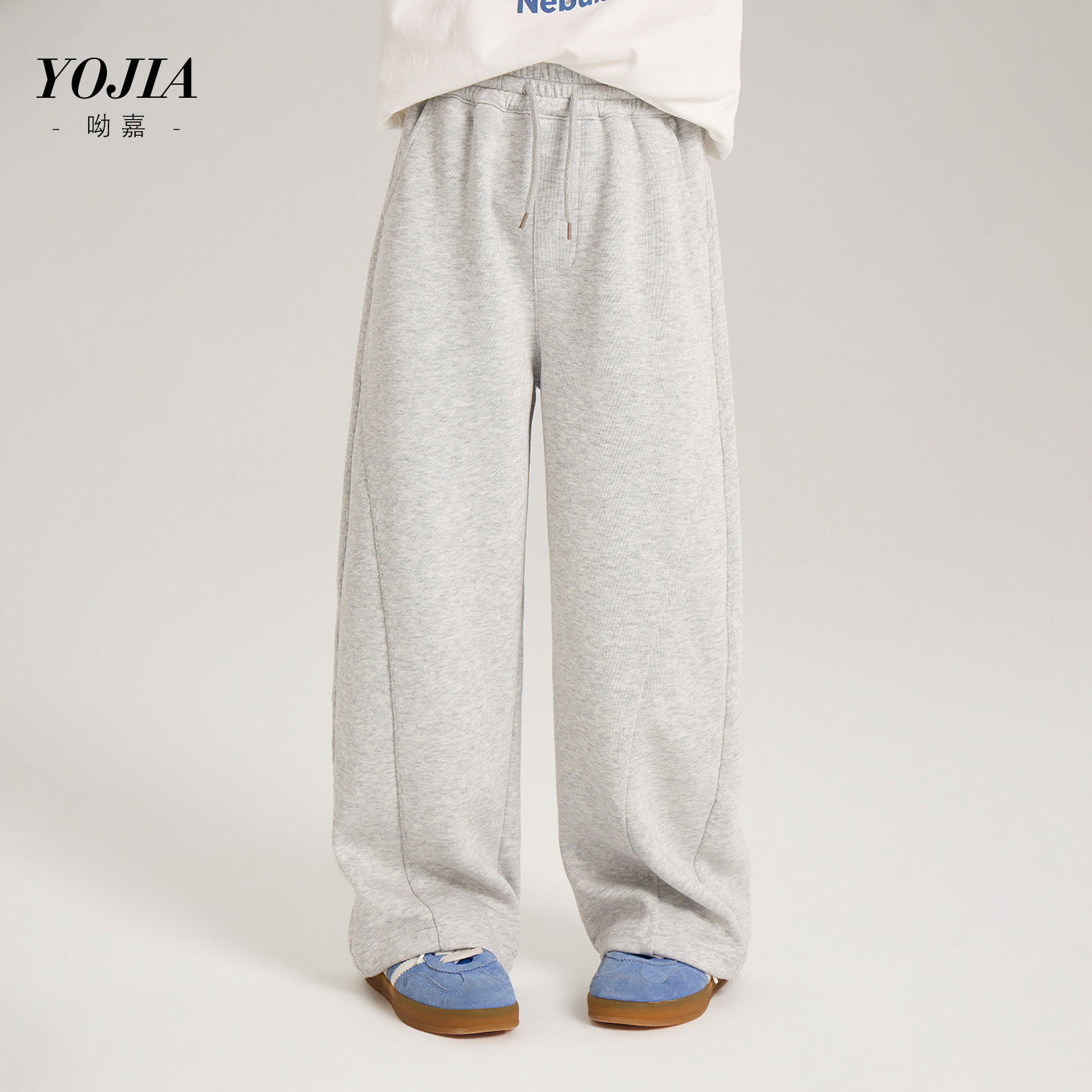 女童卫裤春款26新款洋气宽松长裤女孩薄款直筒裤休闲百搭110~170