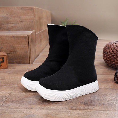 汉服男鞋中式婚鞋官靴武侠皂靴