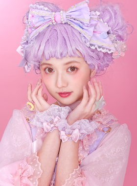 悠兰达||翻糖嘉年华||大蝴蝶结lolita发箍KC呲甜可爱风洛丽塔发饰