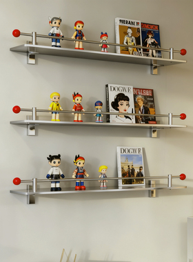 铝合金置物架壁挂式多层收纳架家居装饰陈列架厨房调料浴室收纳架