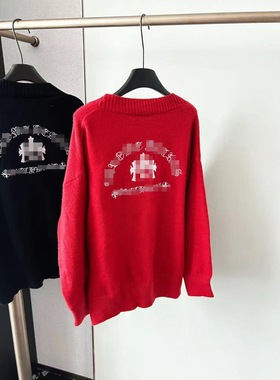 RC'S SECRET 私服Ch*me Hearts超显白oversize红色毛衣外套