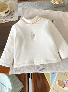 2025婴儿衣服秋冬装女宝宝打底衫长袖内搭外穿洋气宝宝上衣