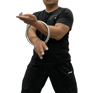 广东广州咏春拳不锈钢圈 空心训练功夫钢圈 手法规范训练传统藤圈