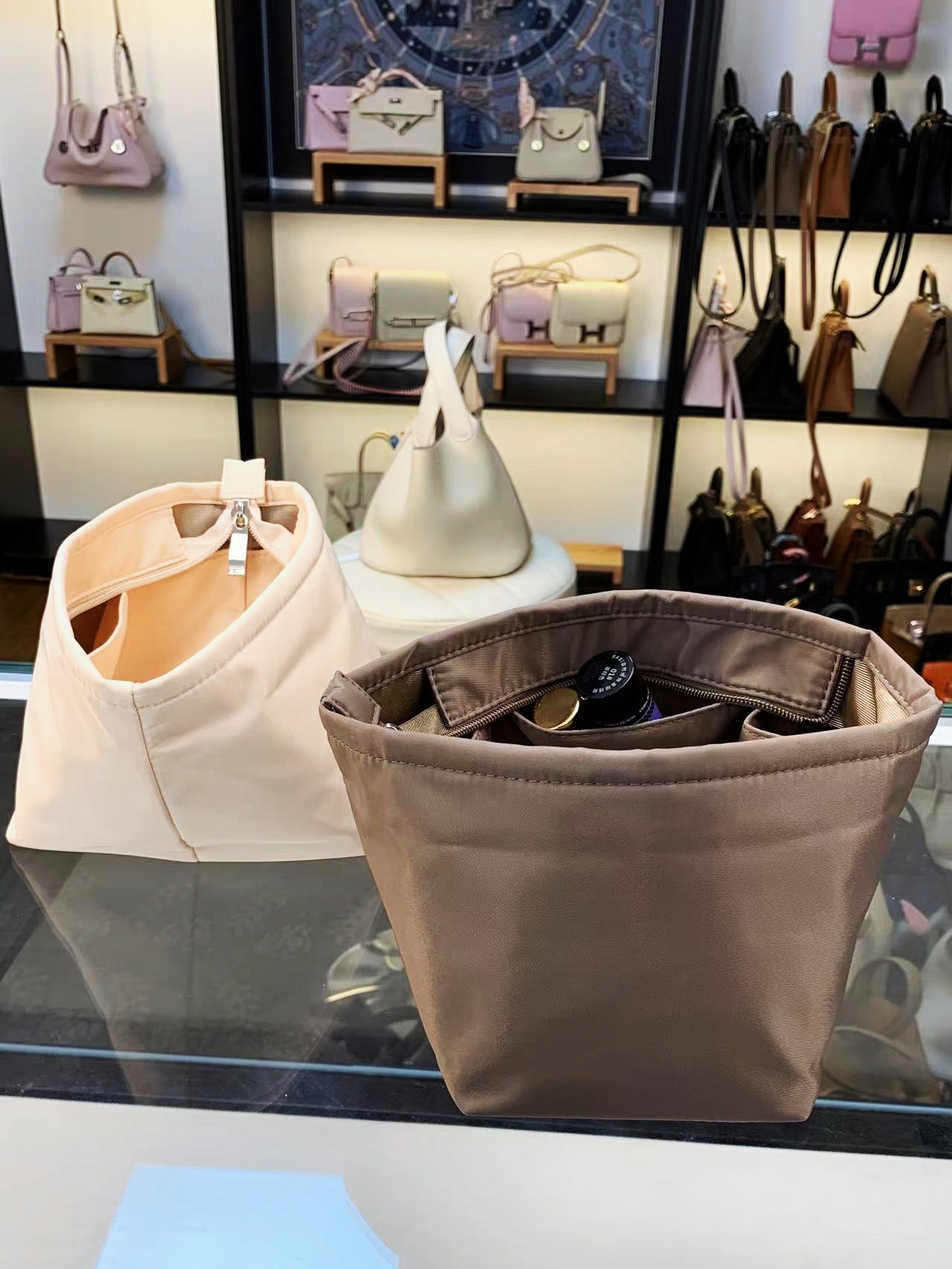 适用于爱马仕Picotin菜篮子18内胆包22拉链款贡缎材质挪亚世家