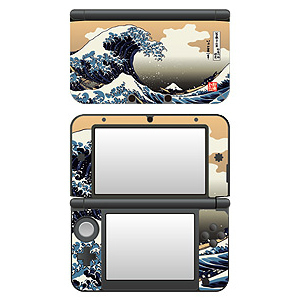 和彩美 Wasabi 3DSLL 3DSXL 贴纸 彩贴 WSB0461 津波<北斋>