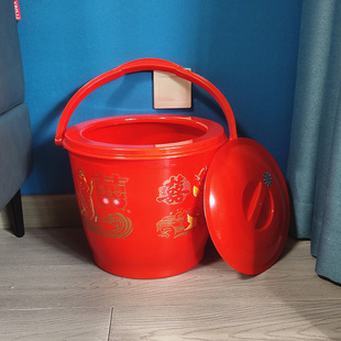 屁股蒸熏桶结婚喜事塑料马桶手拎式 大痰盂孕妇老年病人床头坐便器