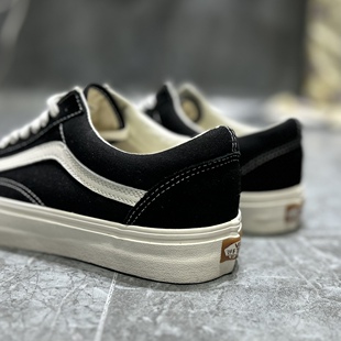 vans oldskool黑白经典款男女同款百搭休闲帆布板鞋VN0005UB1KP