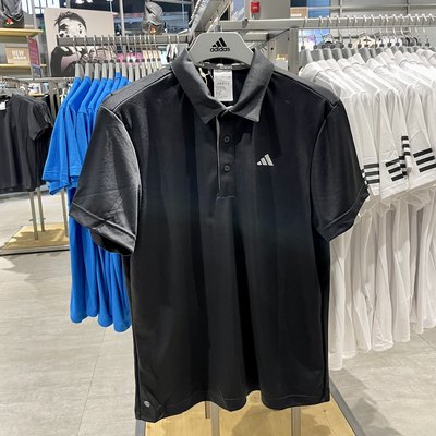 坏蛋的店 Adidas/阿迪达斯男夏季高尔夫运动翻领短袖POLO衫IA5446