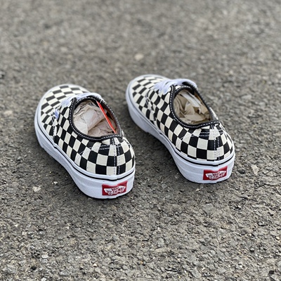 Vans Authentic黑白棋盘格经典男女情侣板鞋帆布鞋子VN000W4NDI0