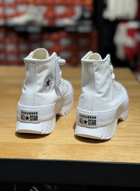 匡威Converse新款男女情侣休闲运动高帮厚底增高松糕板鞋A00871c