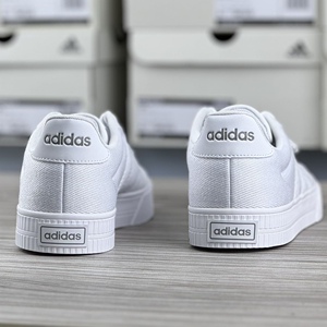 Adidas/阿迪达斯neo男鞋小白鞋透气百搭休闲运动鞋帆布板鞋FY8449