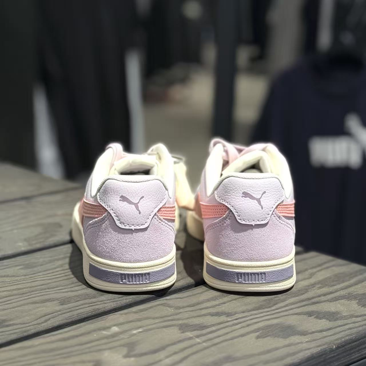 PUMA彪马女子舒适夏秋季板鞋低帮香芋紫拼接休闲运动板鞋399398