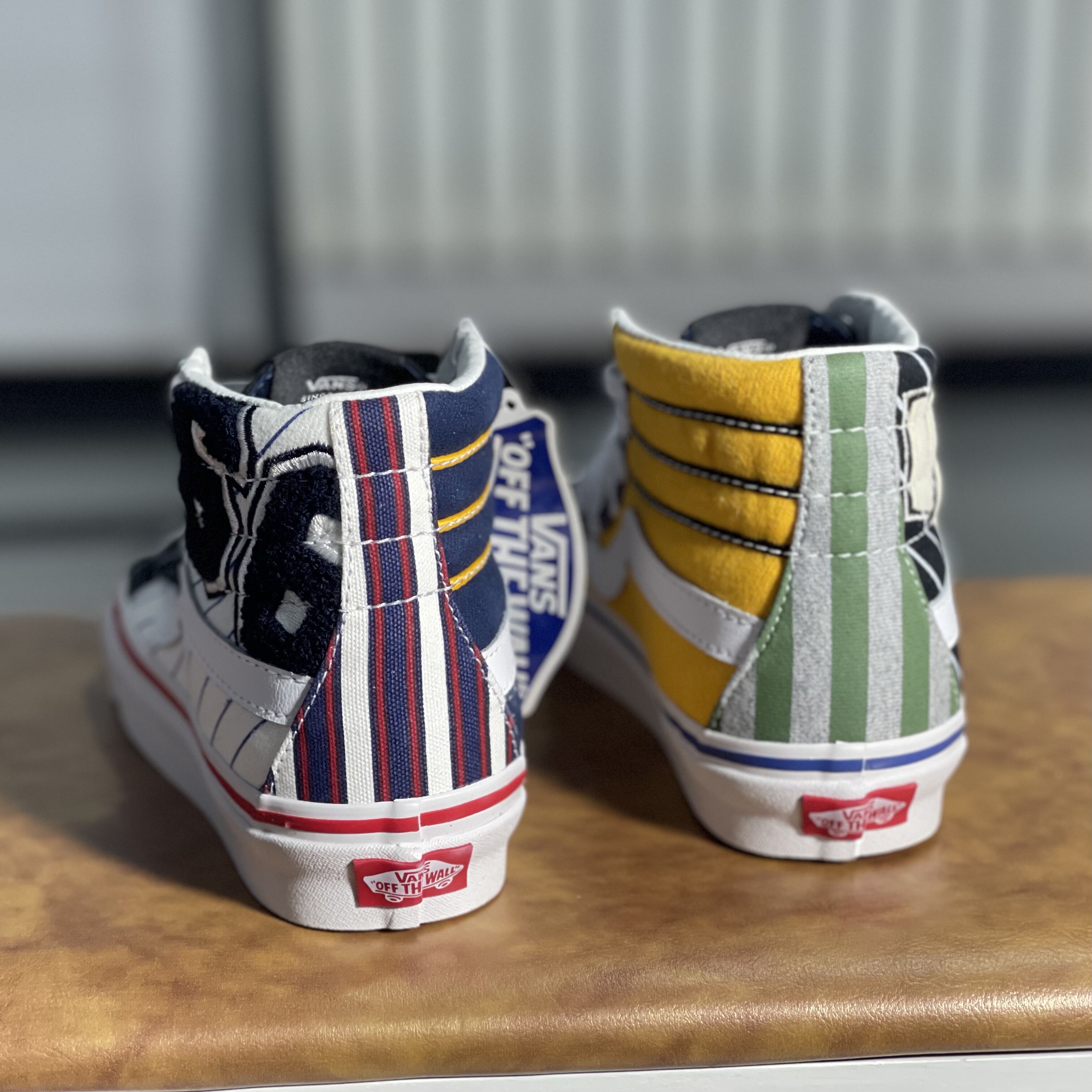 vans范斯sk8-hi dx安纳海姆鸳鸯印花高帮帆布鞋板鞋子vn0a38gf4ge