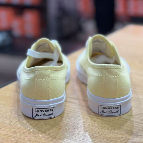 converse匡威春夏季新款女子浅黄色低帮白搭休闲帆布鞋 A11964C