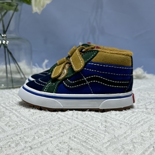 Vans Sk8 Mte舒适防滑耐磨加绒保暖儿童中帮学步鞋子VN0A5KRN6GL