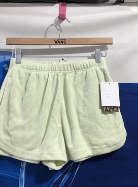 vans 夏季薄荷绿百搭舒适男女同款休闲运动毛巾短裤vn0a4opaz8q