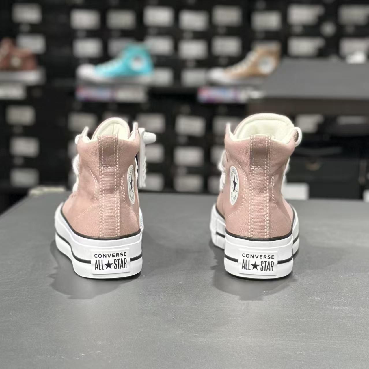 Converse匡威女鞋CHUCK TAYLOR秋季新款高帮休闲鞋帆布鞋 A11536C