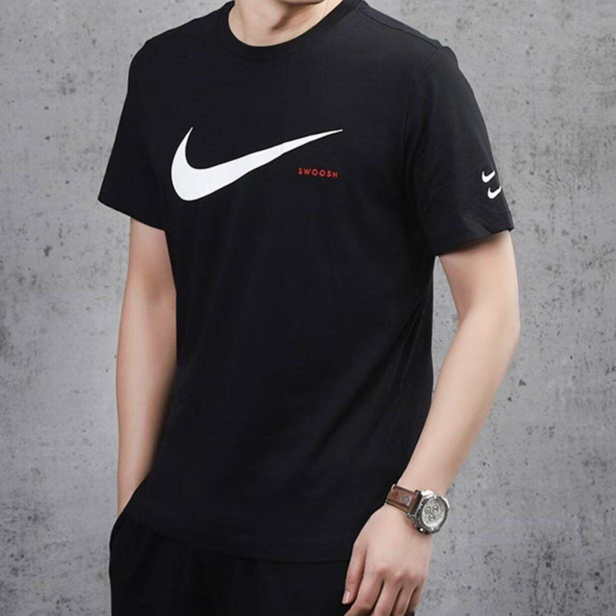 Nike/耐克男夏季断码针织双钩纯棉透气圆领健身运动休闲T恤DB5858
