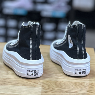 超轻云朵厚底增高高帮帆布鞋