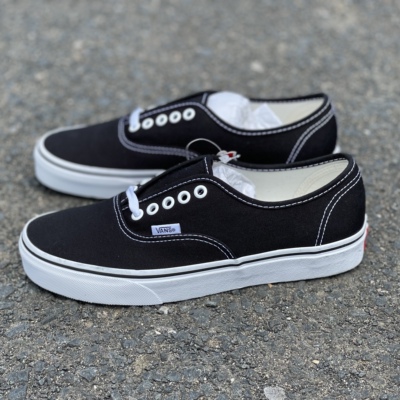 VANS Authentic 黑白aut低帮经典款情侣男女鞋帆布鞋VN000EE3BLK