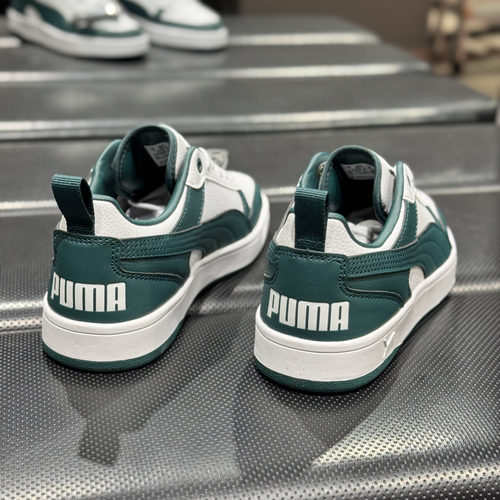 彪马PUMA男女情侣复古低帮轻便皮面墨绿色百搭运动休闲板鞋400326