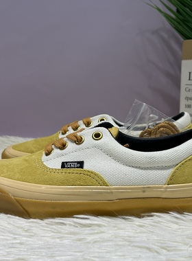 vans Era男女同款黄色拼接高端OG休闲低帮帆布板鞋子VN0A3CXNBRO