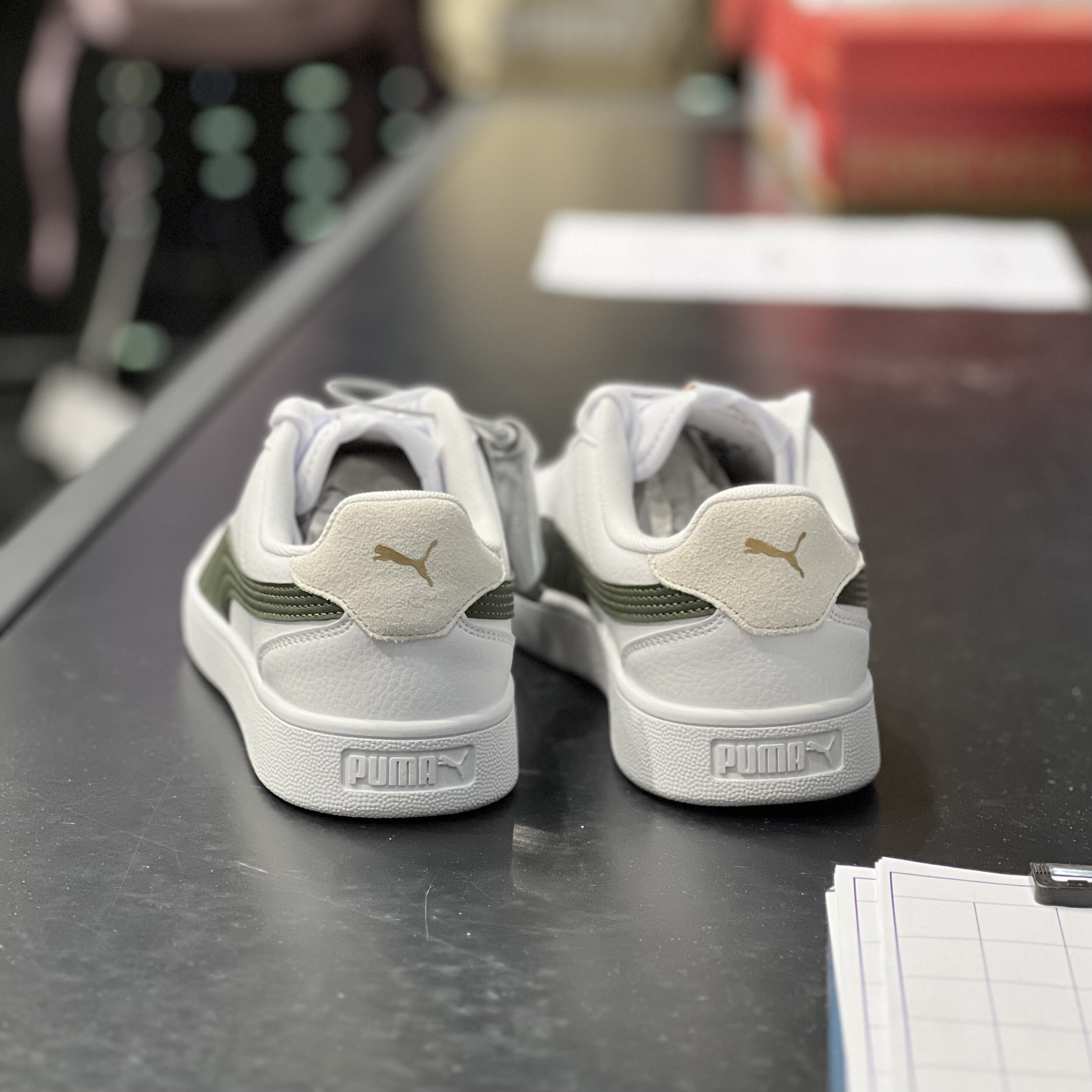 彪马puma男子经典春夏低帮小白鞋休闲舒适耐磨板鞋运动鞋309668