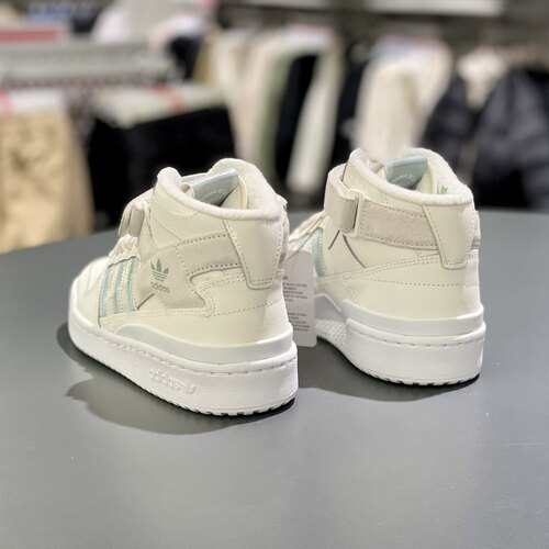 Adidas三叶草FORUM 84 MID女子冬季复古休闲运动鞋GX6533 GX3660