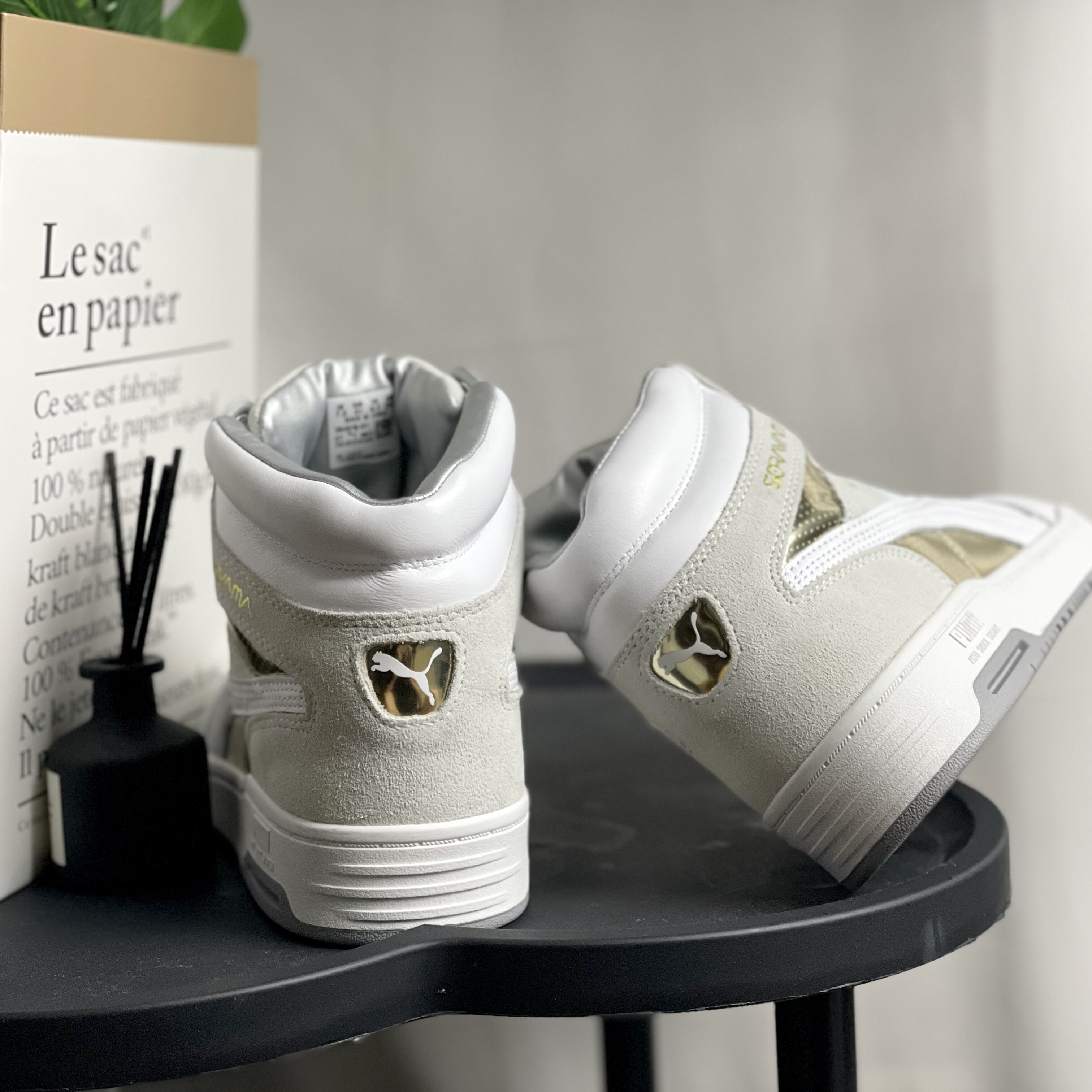 puma/彪马空山基联名款男女经典秋冬中帮休闲运动板鞋394616 01