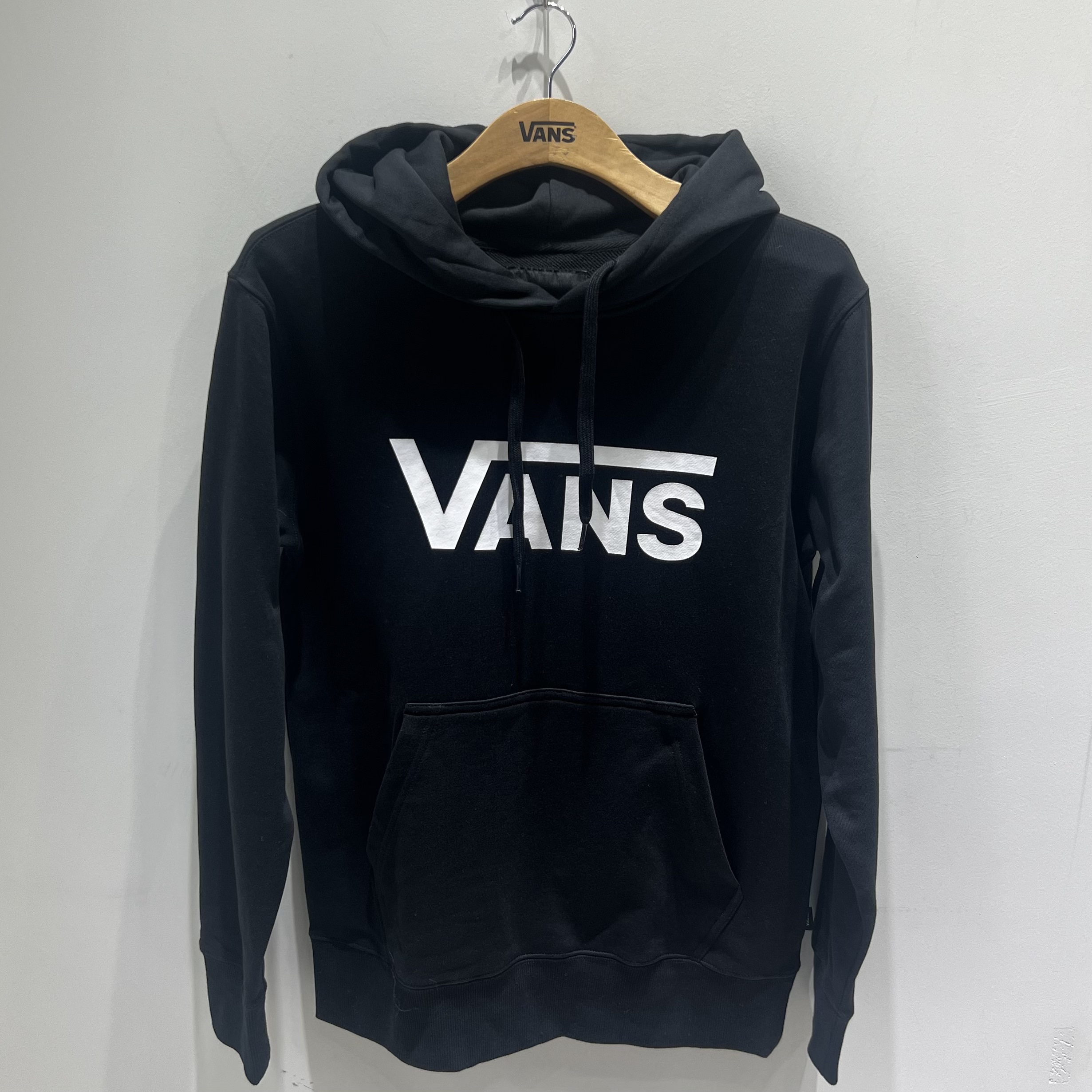 Vans Exclusive Pack 男女同款情侣经典Logo 连帽卫衣VN0A4MM9BLK