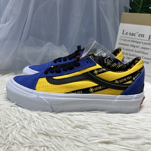 Old 低帮板鞋 Skool黄蓝个性 拼接男女同款 VN0A4V9W2TG 时尚 Vans
