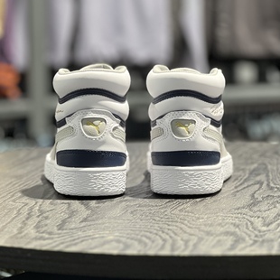 店彪马 Puma Ralph 370847 坏蛋 Sampson 金标皮面复古高帮板鞋