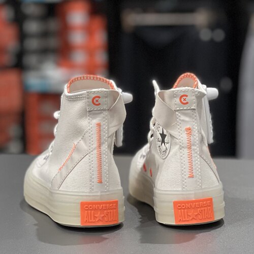 Converse果冻底高帮帆布鞋