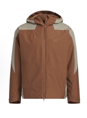 Adidas阿迪达斯男子户外防风加绒保暖拼接外套上衣jz8414  jz8415