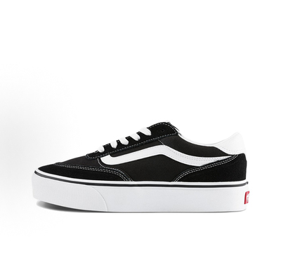 vans 春秋黑色厚底经典百搭舒适男女款休闲帆布板鞋子VN000DC4BA2