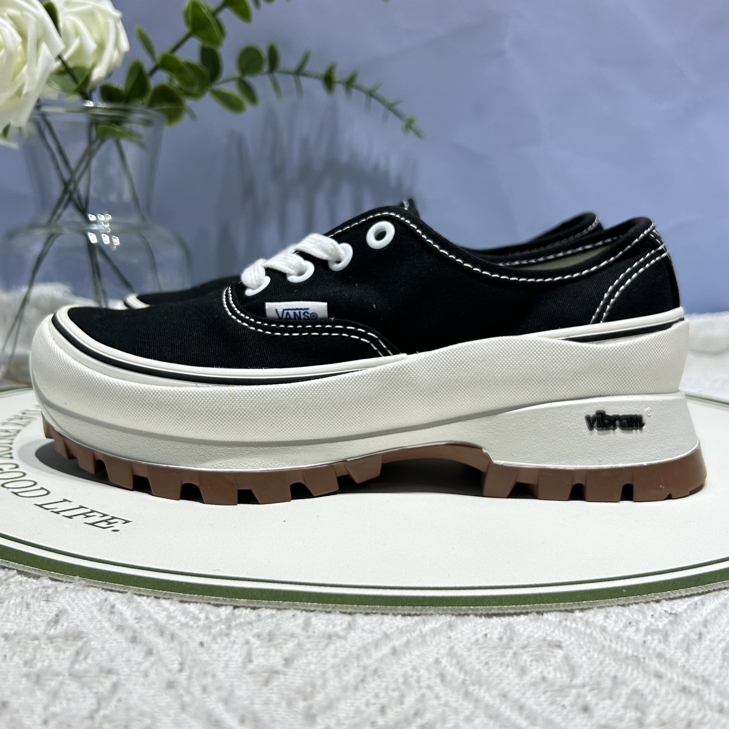 Vans Authentic复古增高小心机时尚百搭运动休闲板鞋VN0A5JLW6BT
