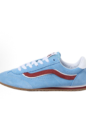 Vans 春秋季浅蓝色新款百搭舒适男子休闲翻毛皮板鞋VN000D83E2W