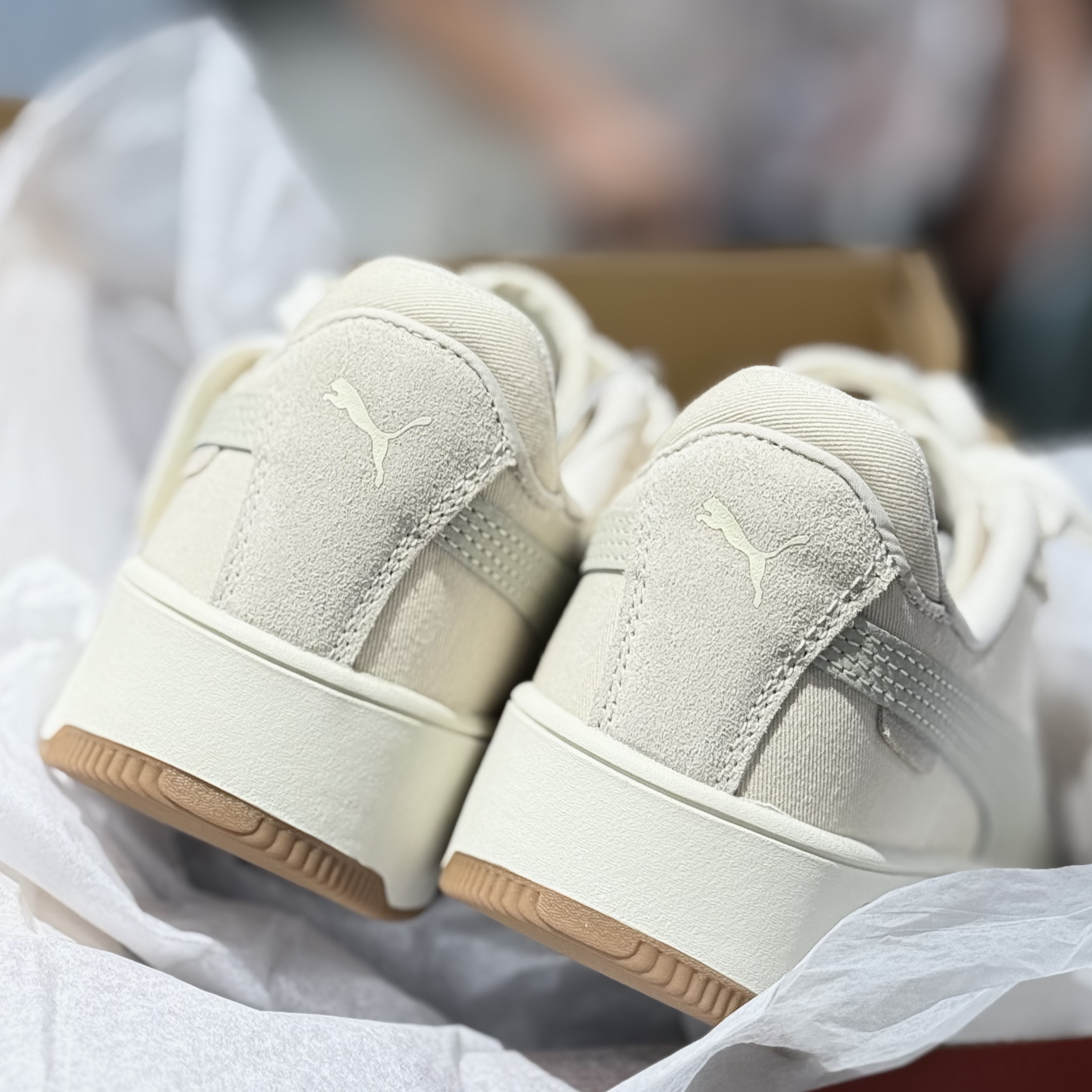 彪马/Puma女子夏秋季低帮百搭舒适复古增高板鞋休闲运动鞋405812