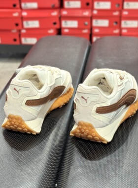 彪马PUMA新款男子休闲运动低帮翻毛皮防滑章鱼鞋复古跑步鞋393151