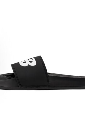 New Balance NB 200舒适百搭轻便黑色男女同款一字拖鞋SUF200K2