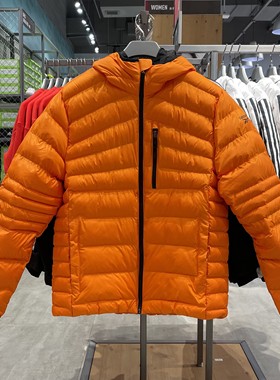 Reebok锐步冬季断码男子舒适百搭短款修身保暖连帽棉服外套FT0671