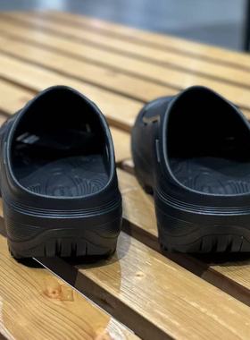 Adidas阿迪达斯男女同款OZWAVE CLOG稳定缓震回弹厚底拖鞋 JR6761