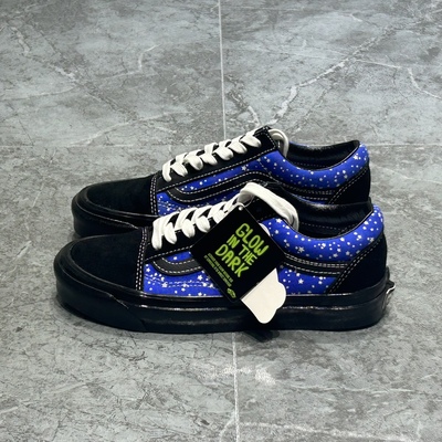 Vans Old Skool安纳海姆星空黑蓝男女同款帆布板鞋VN0A54F3B65