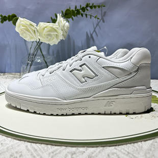 New Balance 550简约纯白超百搭男女同款低帮休闲板鞋子BB550WWW