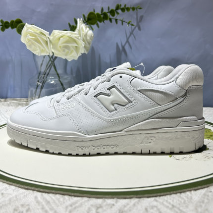 New Balance 550简约纯白超百搭男女同款低帮休闲板鞋子BB550WWW