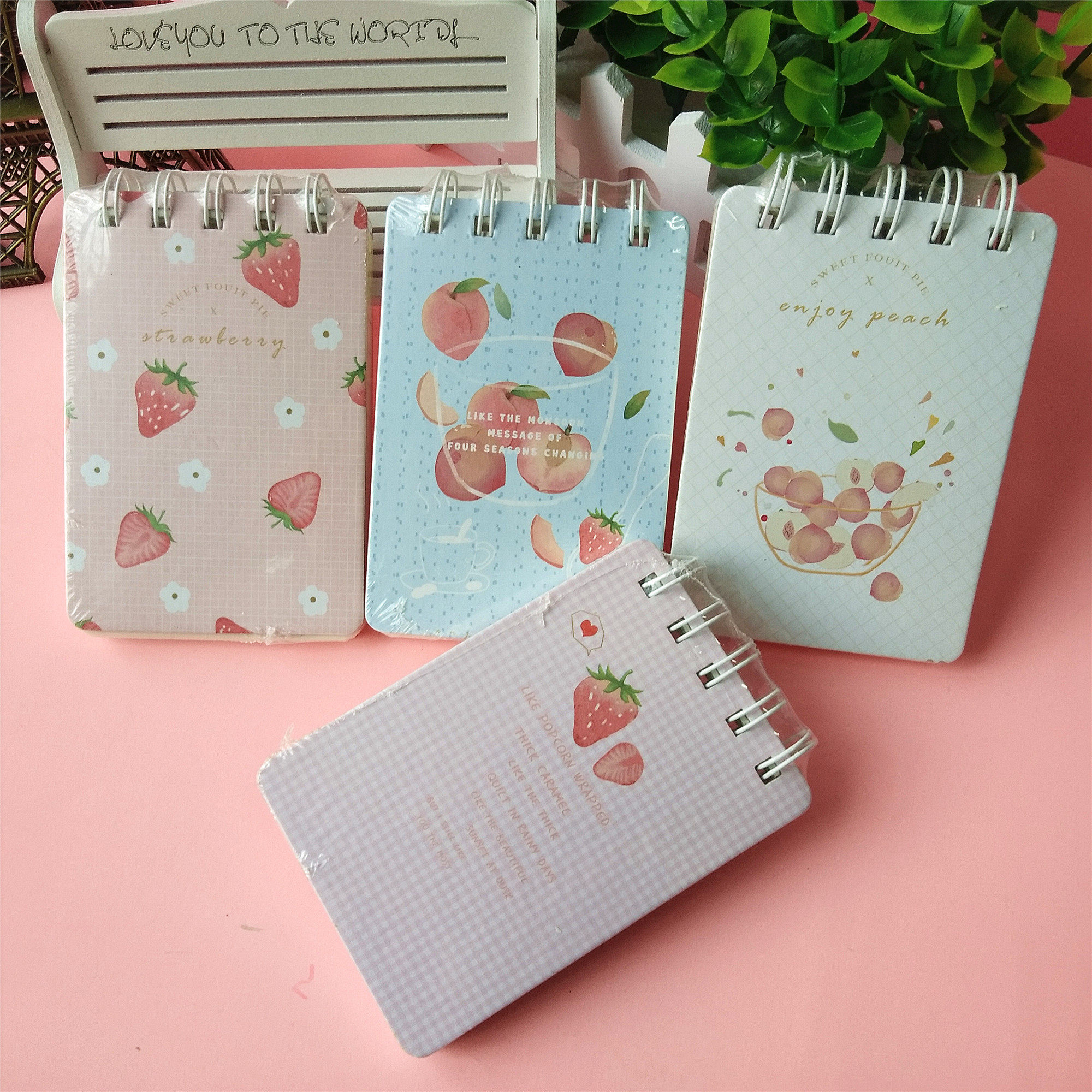 硕响文创少女小清新学生记作业小本便签本条格线圈本记事本便携本