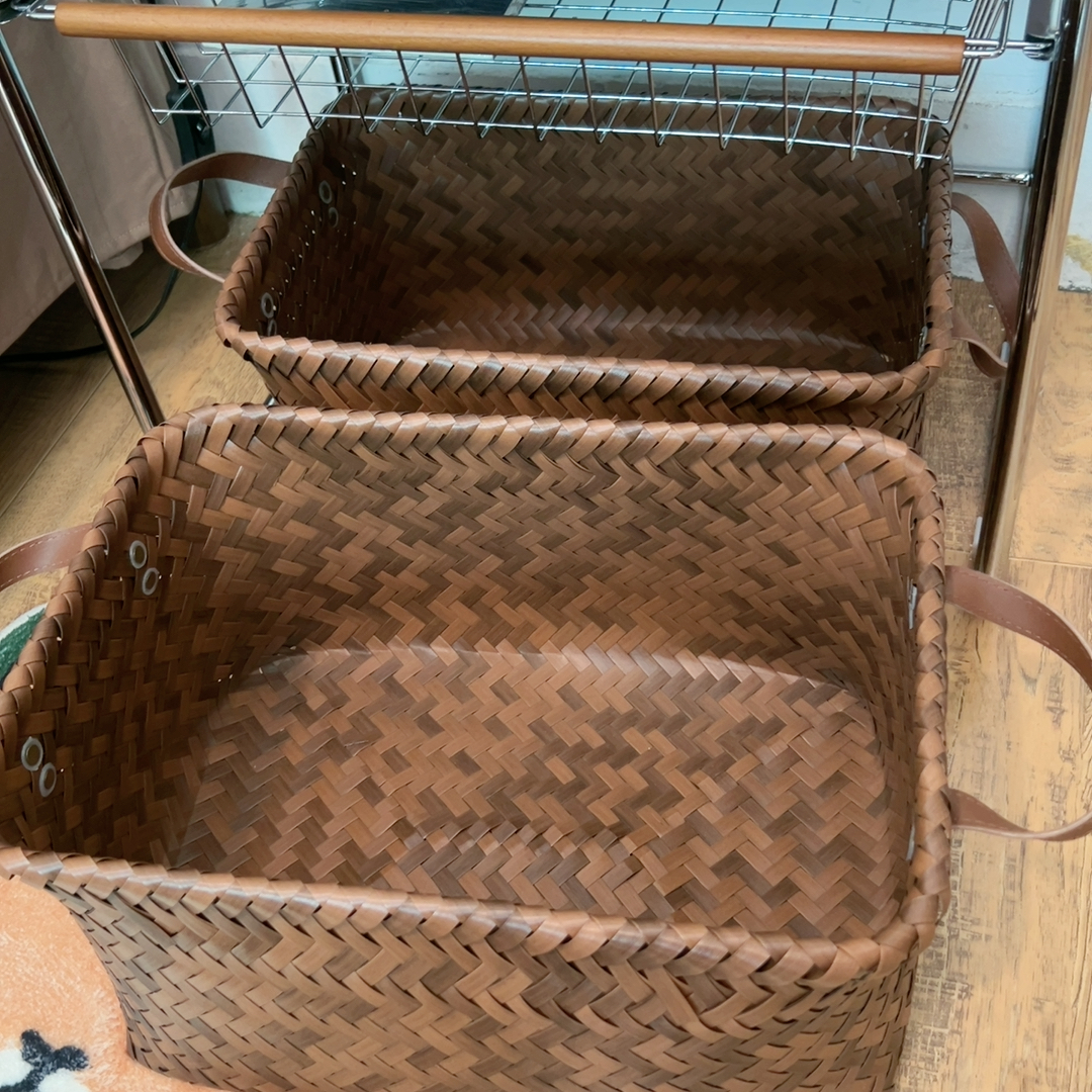 编织收纳篮套二38*26*20