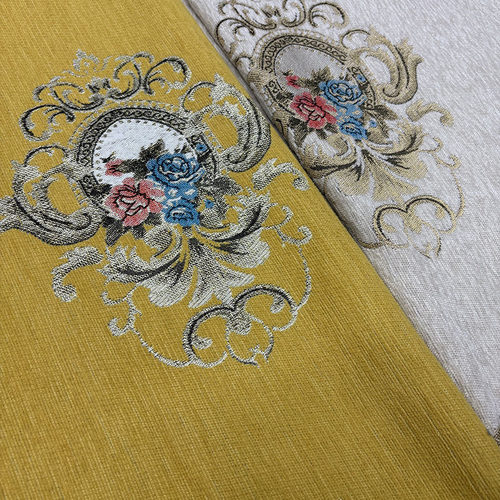 厂家直销2米8宽新款欧美式雪尼尔大提花沙发窗帘布料特价清仓处理