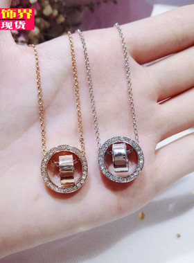 3家小红书推荐时来运转双圈项链