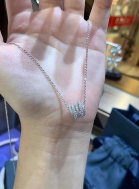 小蛮腰多层圆圈项链毛衣链